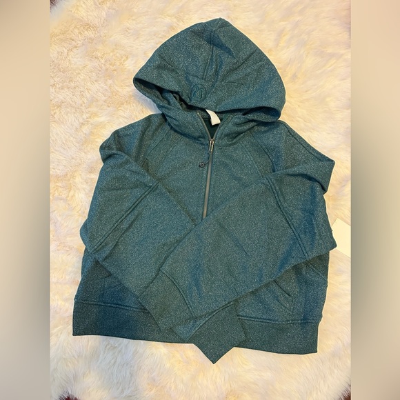 NWT Scuba Oversized Half-Zip Hoodie *Spark /Storm Teal/Silver/Christmas st… - Picture 6 of 8